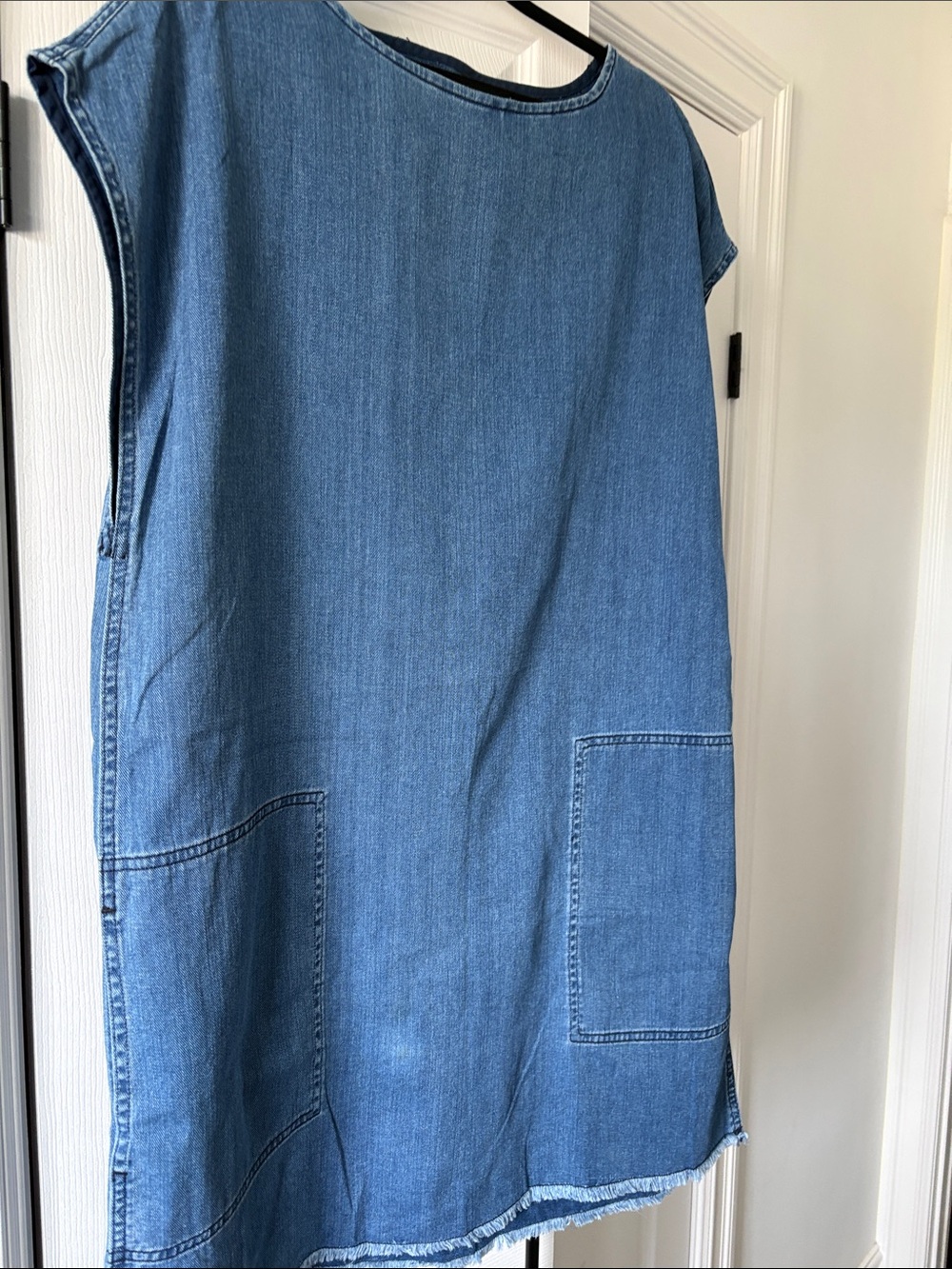Wilfred Denim Blue Shift Dress